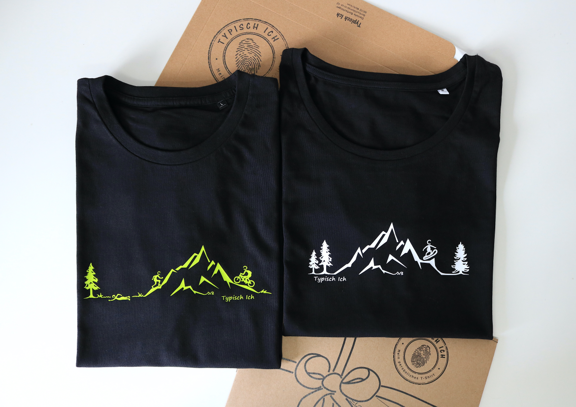 Bestellung von zwei T-Shirts für Jolanda